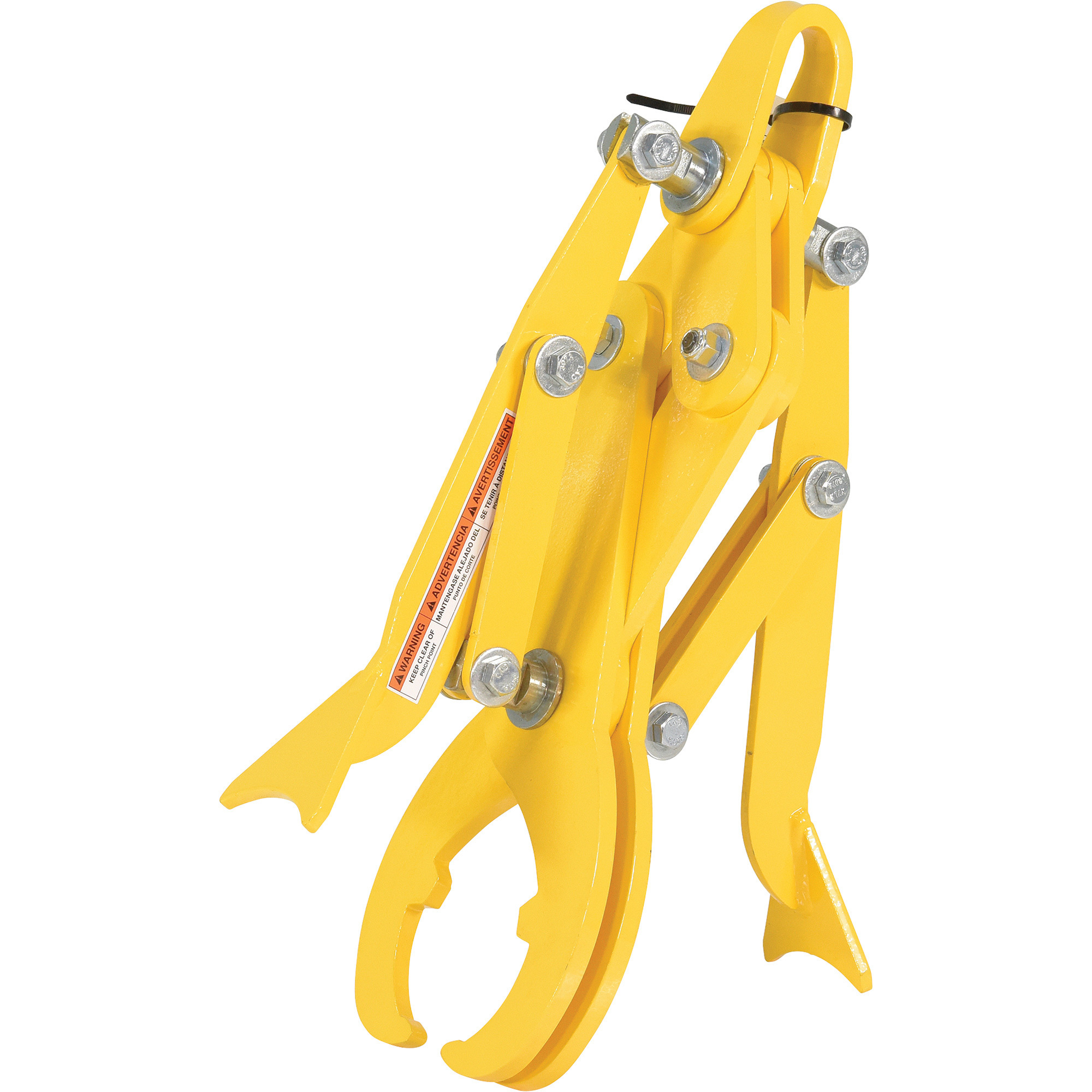 Vestil Heavy-Duty Cast Iron Pipe Grab - 450-Lb. Working Load, Automatic Operation, Steel Construction, Model# PG-C-045